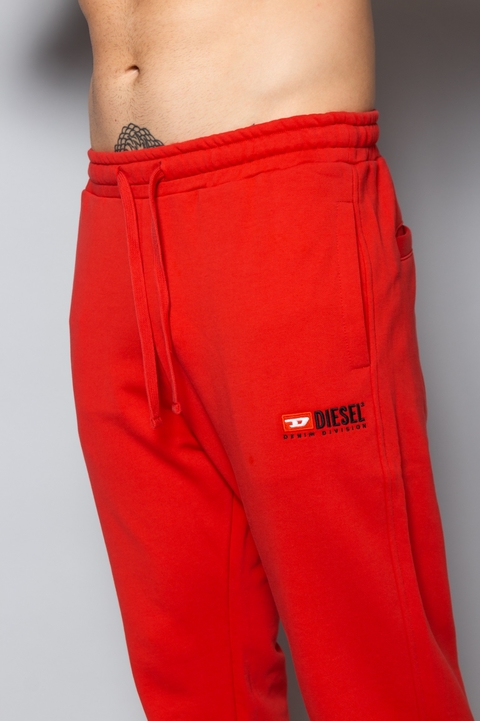 CALÇA MOLETOM DIESEL P-TARY-DIV PANTALONI - RED