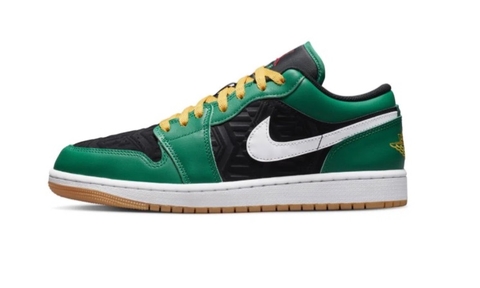 TÊNIS AIR AIR JORDAN 1 LOW SE HOLIDAY - VERDE/ PRETO/BRANCO
