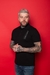 POLO DIESEL T-SMITHREE SHIRT - BLACK - tienda online