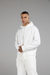 BLUSA MOLETOM A|X FECHADO EM MONOGRAMA - OFF WHITE - comprar online