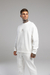 BLUSA MOLETOM A|X COM GOLA REDONDA E LOGO ICON BORDADO - BRANCO en internet