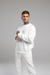 BLUSA MOLETOM A|X COM GOLA REDONDA E LOGO ICON BORDADO - BRANCO - tienda online