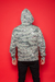 BLUSA MOLETOM DIESEL S-GINN-HOOD-ZIP-HS1 - CAMUFLADO