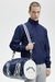 BOLSA DE MÃO CLASSIC BARREL BAG - AZUL MARINHO - comprar online