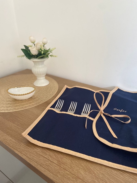 Porta Faqueiro em feltro - Unidade