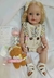 Bebê Reborn Loira Silicone 55cm