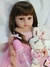 Boneca Bebê Reborn Coelhinha Menina 55cm Corpo de Silicone - comprar online