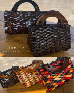 Bolsa Artesanal de Madeira Camila P - comprar online
