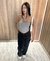 Wide Leg Cargo Grafite - loja online