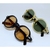 Óculos de Sol Chamber Amarelo Lente Verde - New Colletion