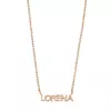 Colar Nome Personalizado Letra Cravejada Corrente Riviera - comprar online