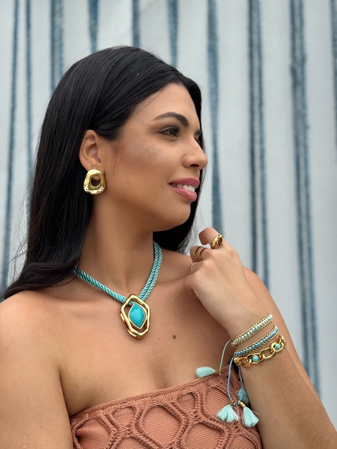Colar Brisa Turquesa - comprar online