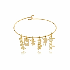 Pingente Bracelete Dinda na internet