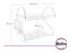 HUDSON ESCURRIDOR DE VAJILLA 16 PLATOS CON SOPORTE DE UTENSILLO - comprar online