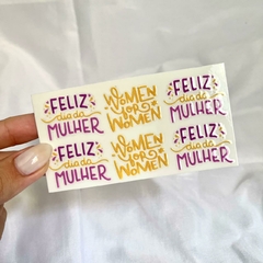 Adesivo DTF UV Dia das Mulheres - comprar online