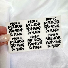 Adesivo DTF UV Professores