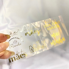 Imagem do Cartela Dia das Mães - Dourado