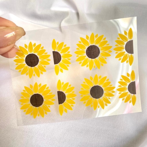 Cartela Girassol 02 para resina