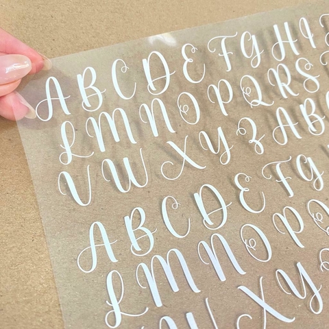 Alfabeto Completo em Branco