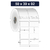 Etiqueta BOPP Adesiva, 50x30mm e 2 Col. - Rolo 33 m, Tubete 1"