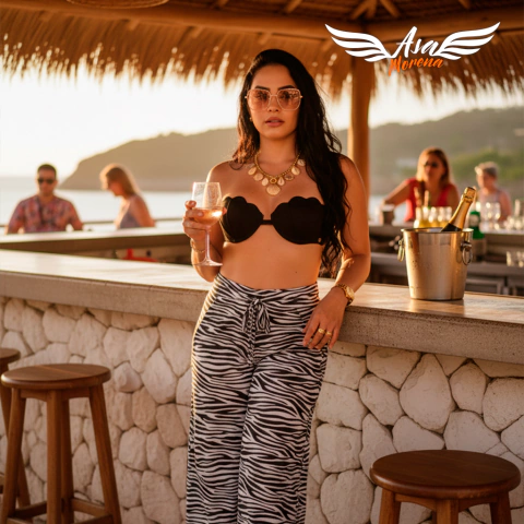 Calça Envelope Zebra Animal Print - comprar online