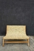 Sofa Lazy de teca y rafia Doble - comprar online