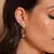 Argola Sarah Gota Black Diamond ouro 18k na internet