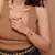 Pulseira Melissa Corrente com Esfera grafite e ouro 18k na internet