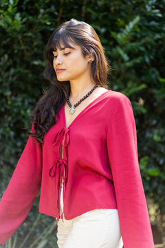 Bata Lila - vermelho - acacias ateliê