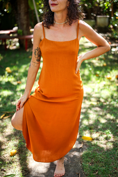 Vestido Alice - mostarda na internet
