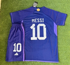 Conjunto Messi Argentina suplente 22/23- 2 ESTRELLAS- #10 - comprar online
