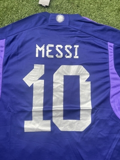 Messi Argentina suplente 22/23 (version hincha) 2 estrellas #10 - Sport Gol