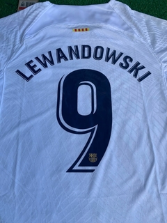 Lewandowsky Barcelona suplente 23/24 (version jugador) #9 - tienda online