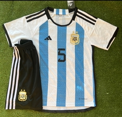 Conjunto Paredes Argentina titular 22/23- 2 ESTRELLAS- #5 - comprar online