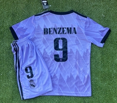 Conjunto Benzema Real Madrid suplente 22/23 #9 - comprar online