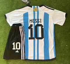 Conjunto Messi Argentina titular 22/23- 2 ESTRELLAS- #10