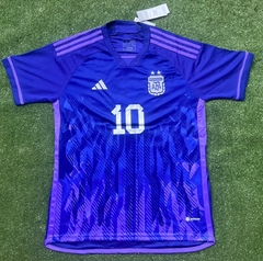 Messi Argentina suplente 22/23 (version hincha) 2 estrellas #10 - tienda online