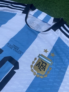 Imagen de Camiseta Messi #10 Selección Argentina Versión Jugador Final Mundial 2022