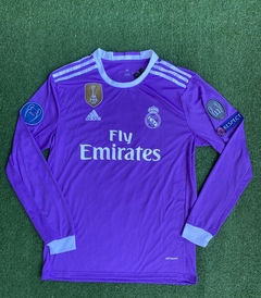 Camiseta Ronaldo Real Madrid Alternativa Manga Larga Temporada 2017 en internet