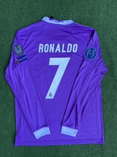 Camiseta Ronaldo Real Madrid Alternativa Manga Larga Temporada 2017 - comprar online