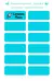 [COLORIDO] Adesivo Escolar Colorido Personalizado Vinil à Prova D’água - 12 Unidades - comprar online
