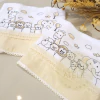Kit Fralda de Ombro e Boca - Animais Bege Personalizável