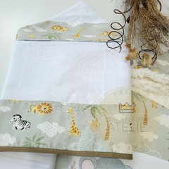 Kit Enxoval Cinza Safari - Aventura - Personalizável na internet