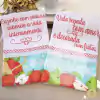 Duo Pano de Prato Bordado Frases - Maçã e Frutas