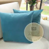 Kit com 2 Capas de Almofada Lisa - Azul Turquesa