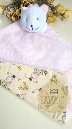 Naninha com Pelúcia - Ursinha Branca - comprar online