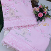 Kit Toalhas de Banho e Rosto Casal Passarinho - Rosa Clara