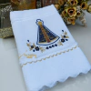 Toalha De Lavabo Nossa Senhora Azul
