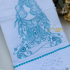 Toalha De Lavabo Meditação - Tiffany