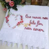 Toalha De Rosto - Flor e amor